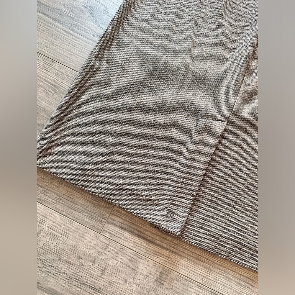 NWT XS j. Jill camel light grey tweed pencil suit skirt office casual work - Picture 4 of 6